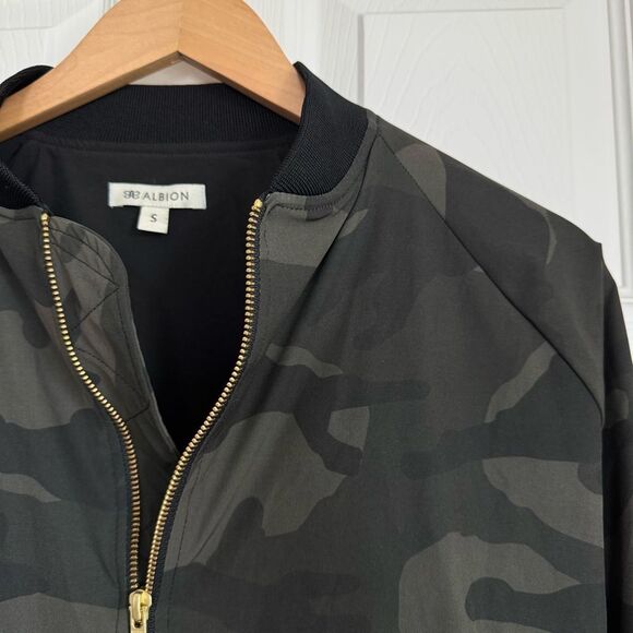 NEW ALBION Bomber Jacket in Camo Size S - Picture 8 of 14